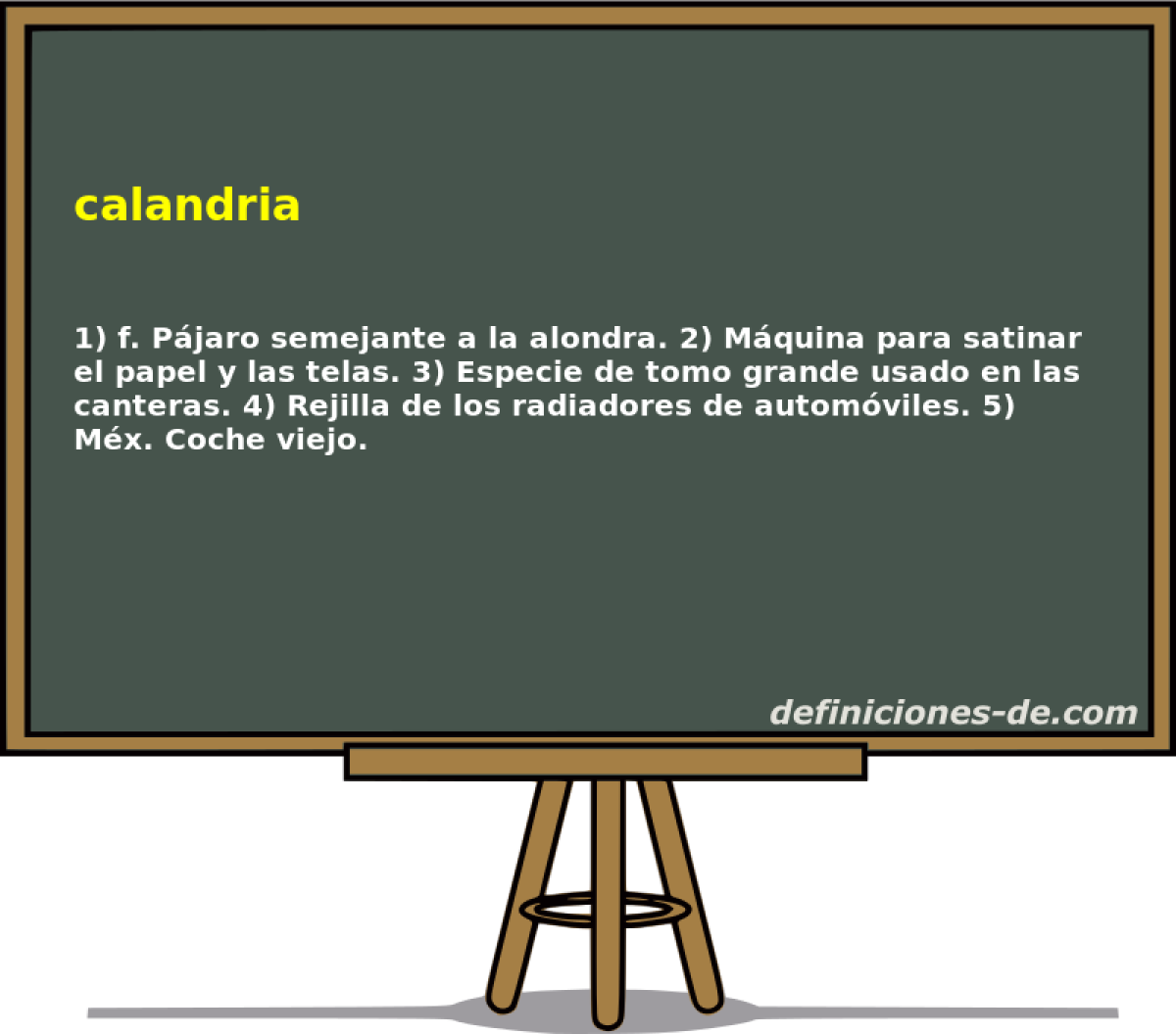 calandria 