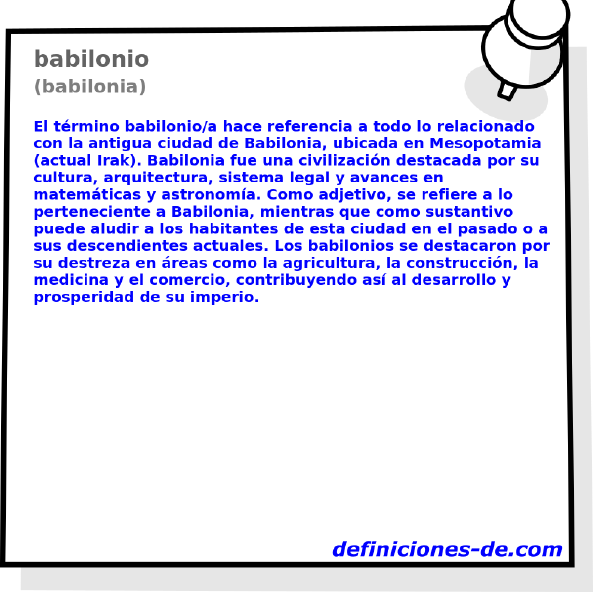 babilonio (babilonia)