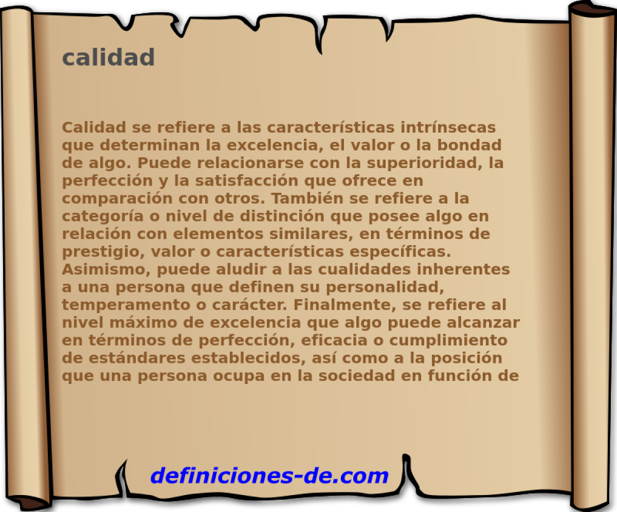 calidad 