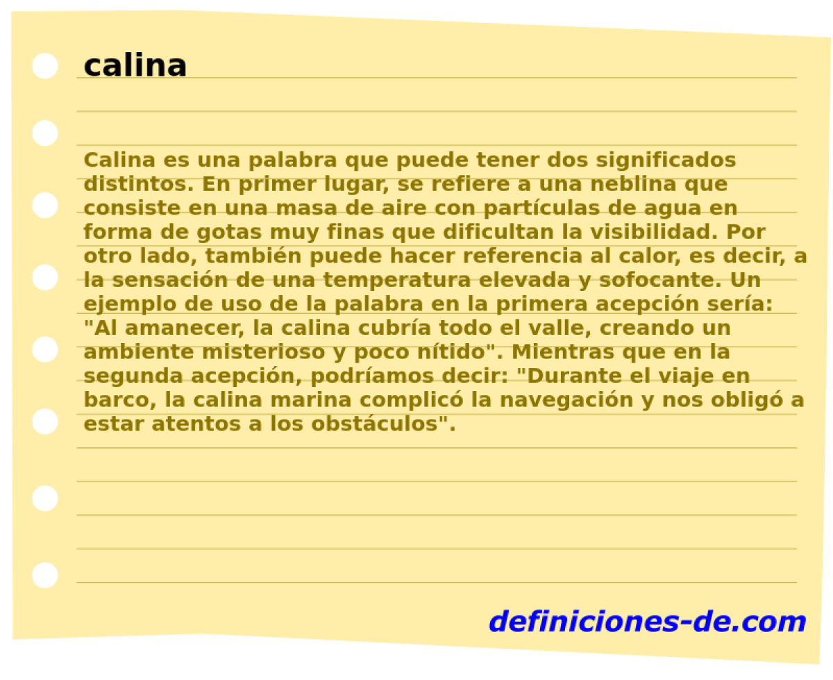 calina 