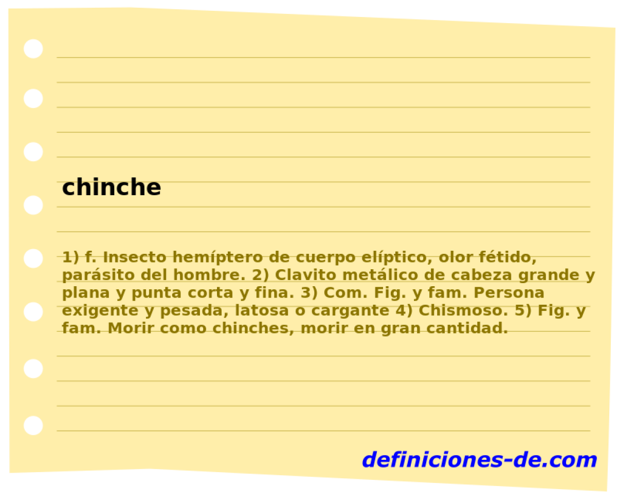 chinche 