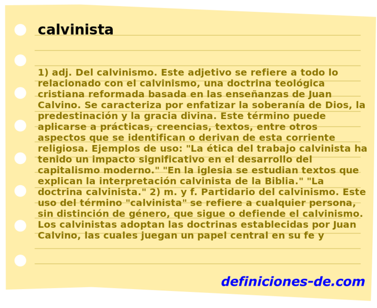 calvinista 