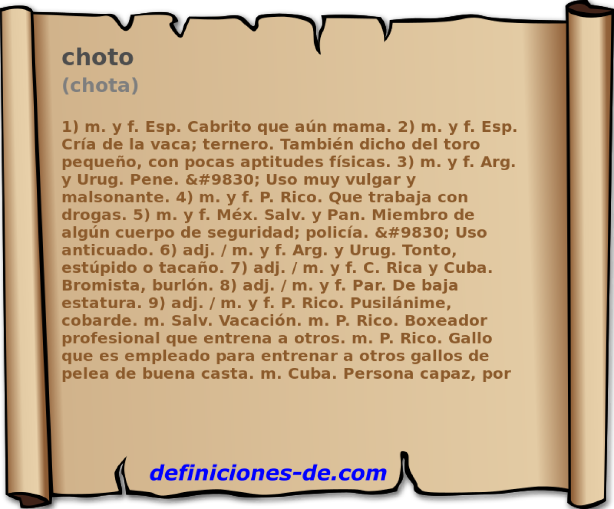 choto (chota)