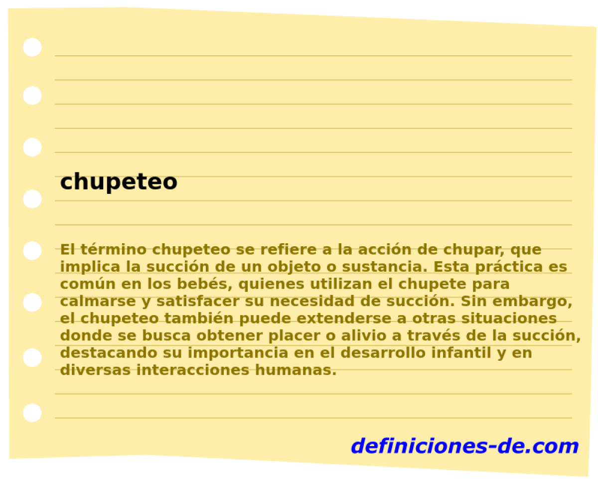 chupeteo 