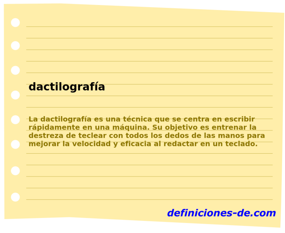 dactilografa 