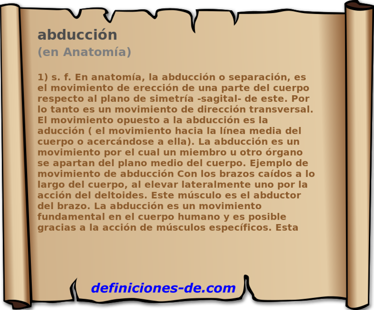 abduccin (en Anatoma)