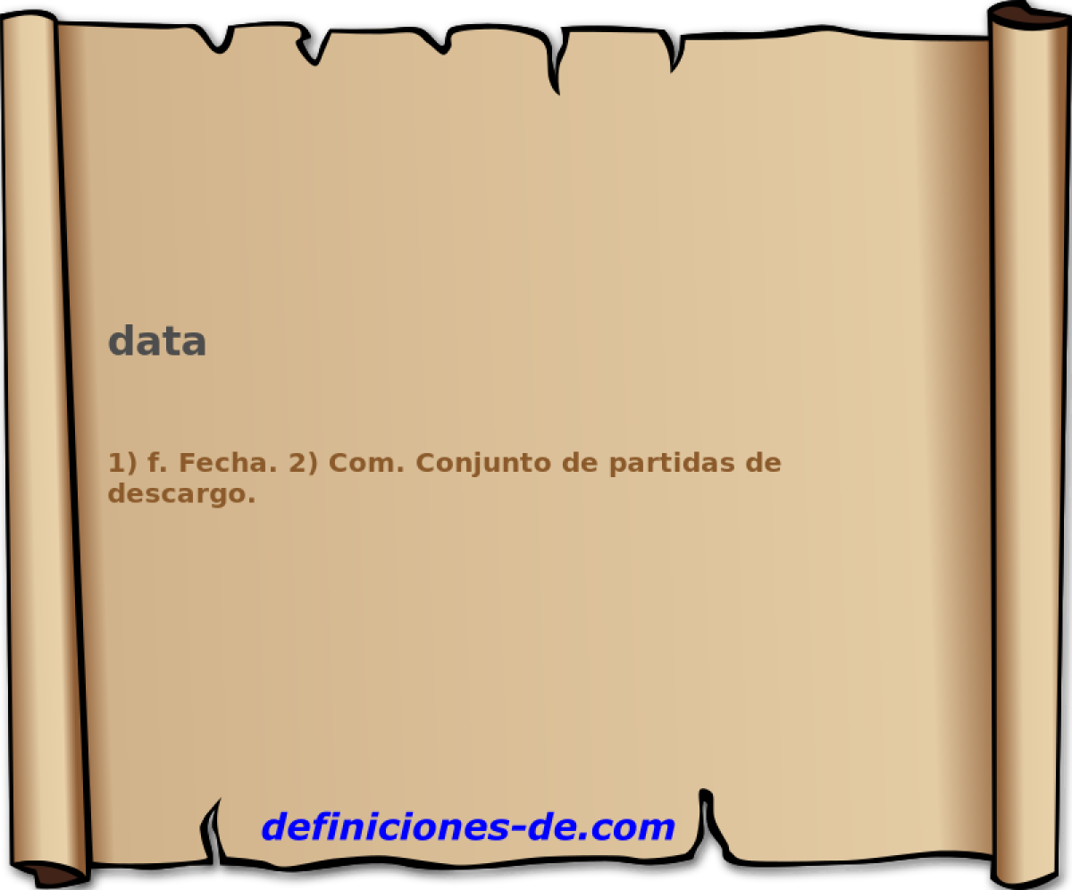 data 
