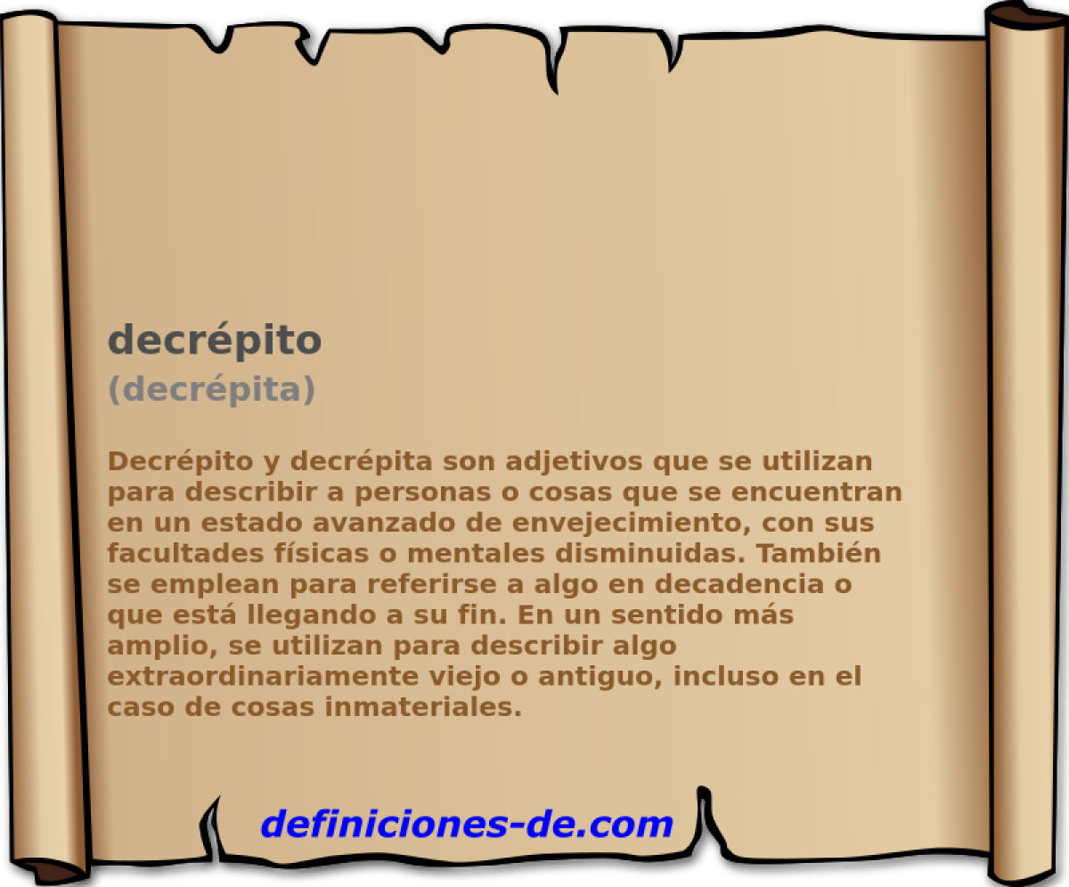 decrpito (decrpita)