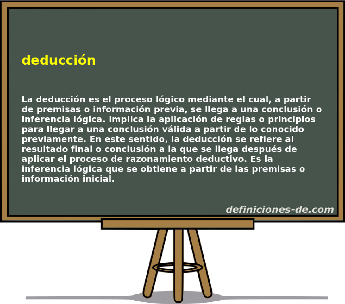 deduccin 