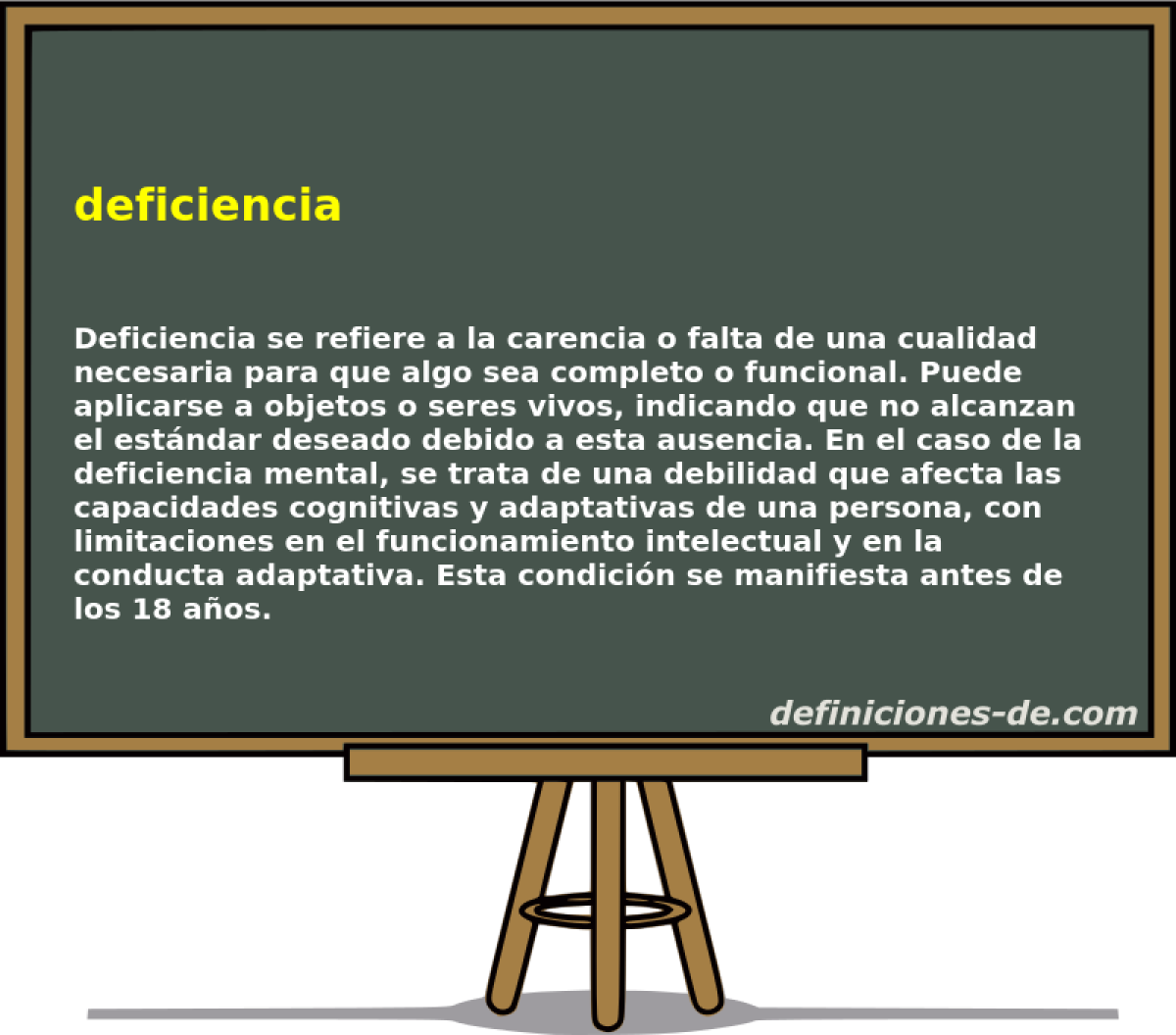 deficiencia 