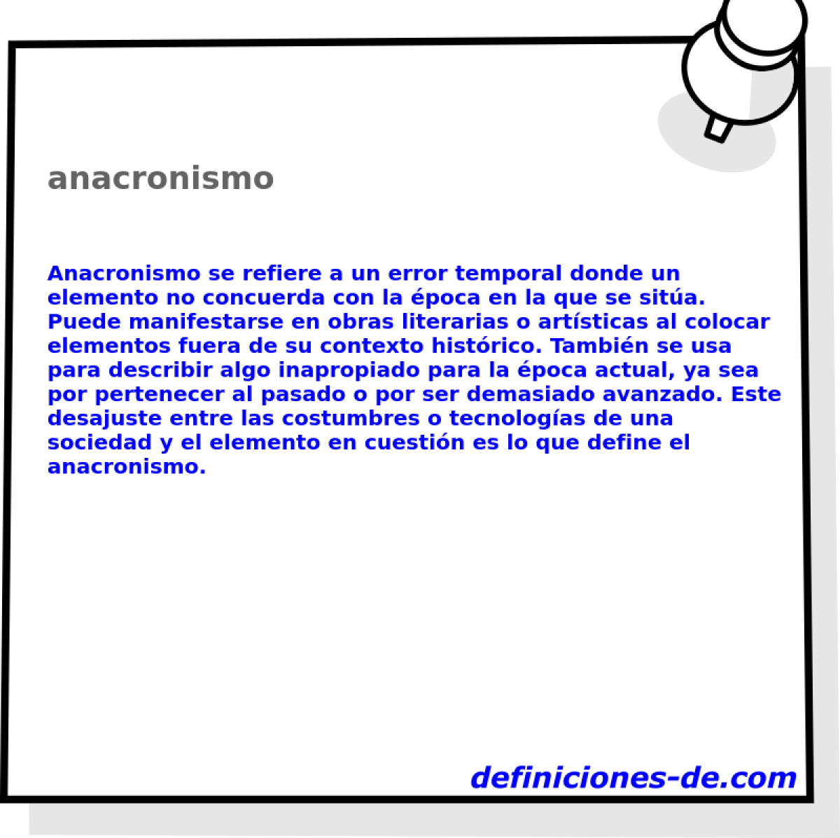 anacronismo 