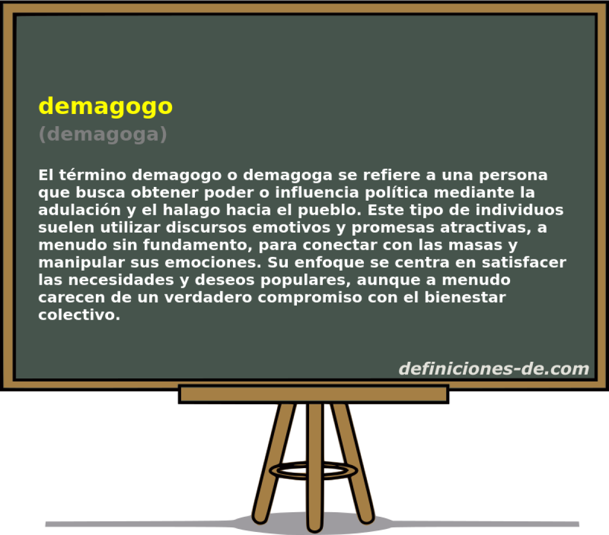 demagogo (demagoga)