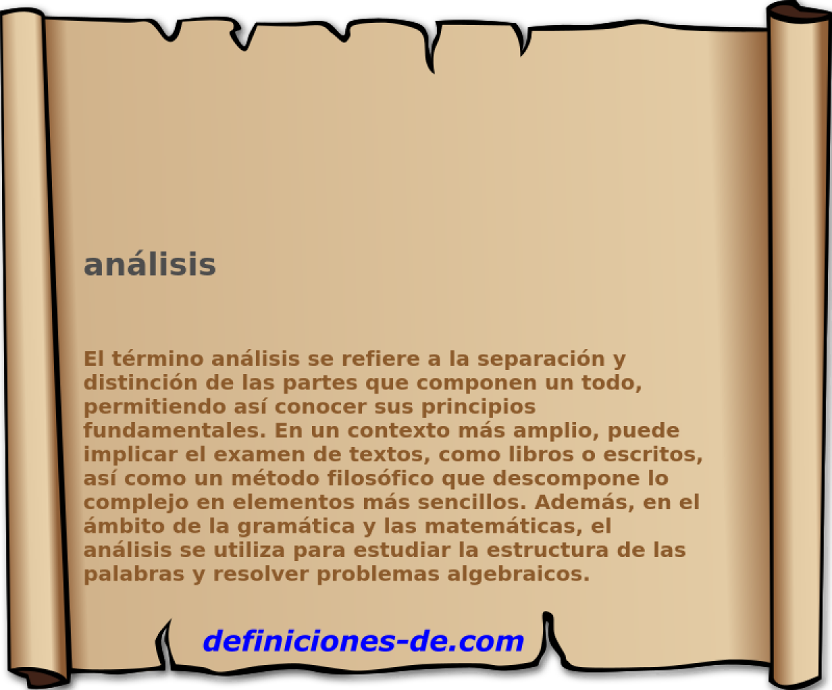 anlisis 