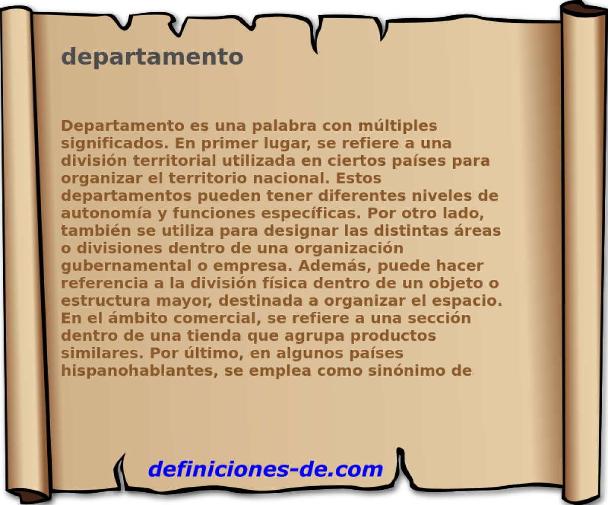 departamento 