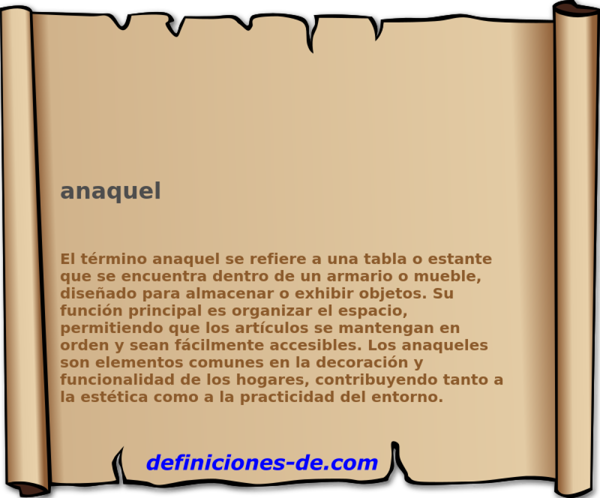 anaquel 