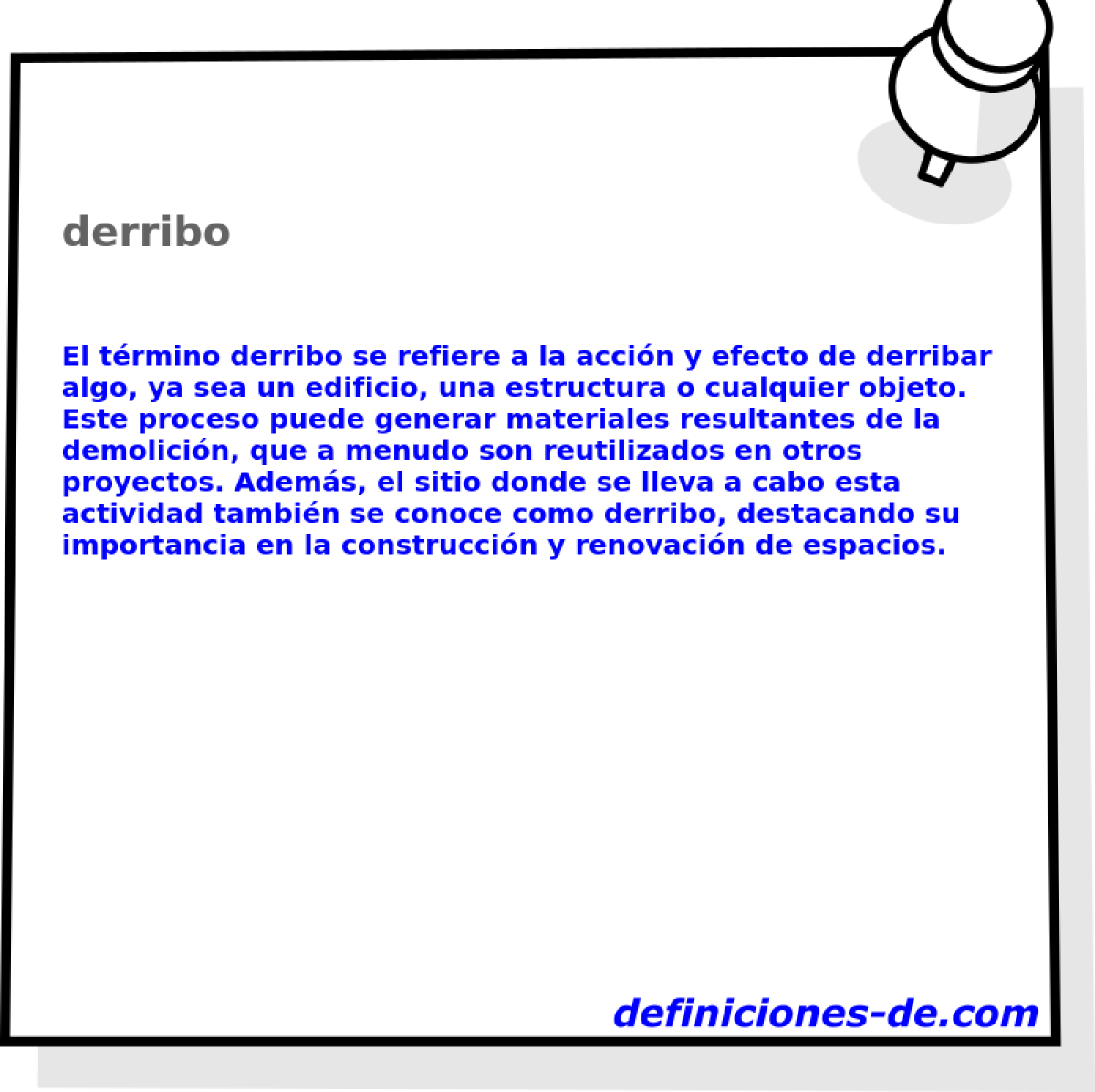 derribo 
