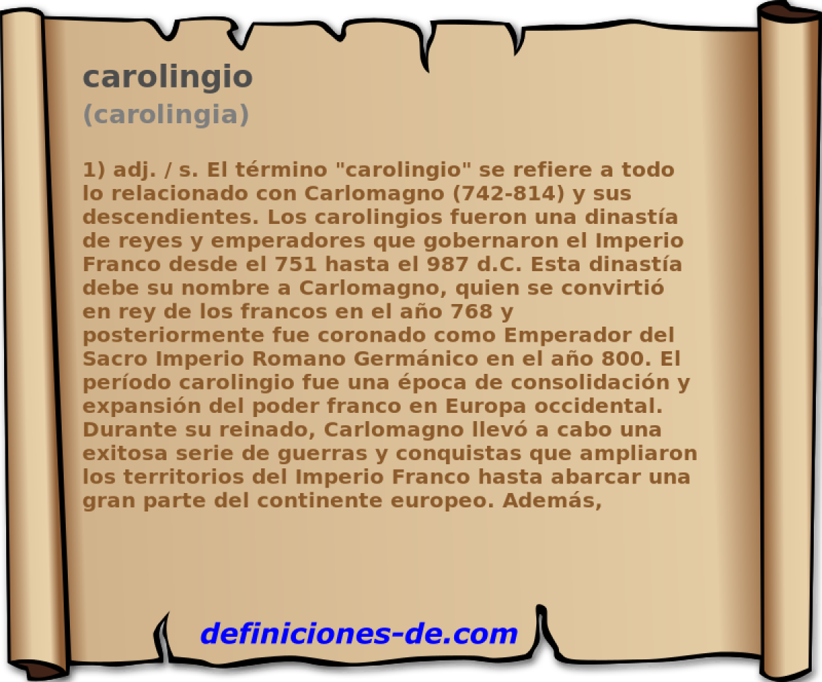 carolingio (carolingia)