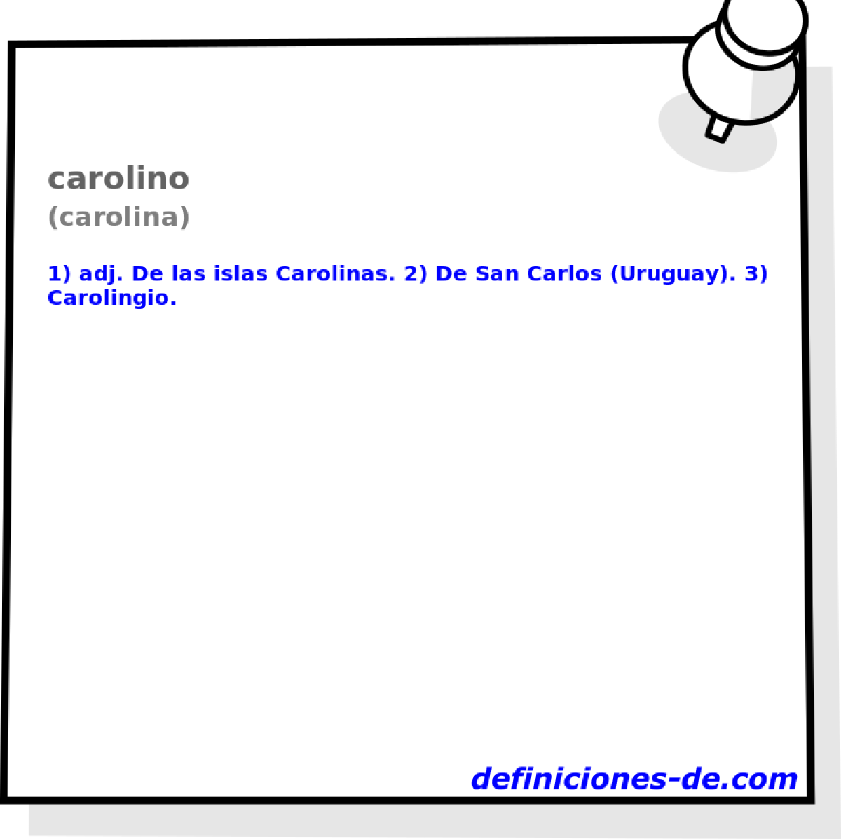 carolino (carolina)