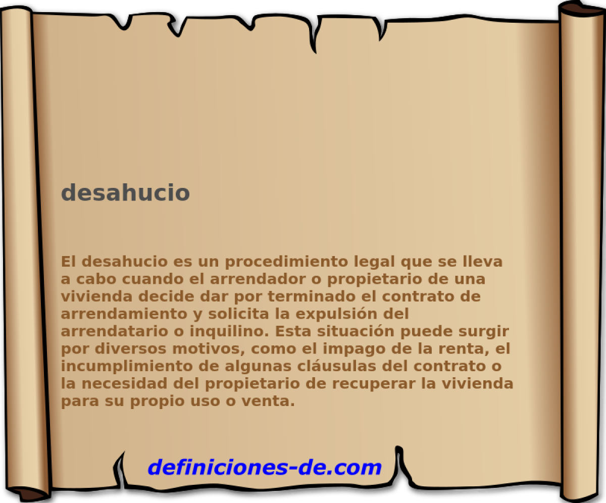 desahucio 