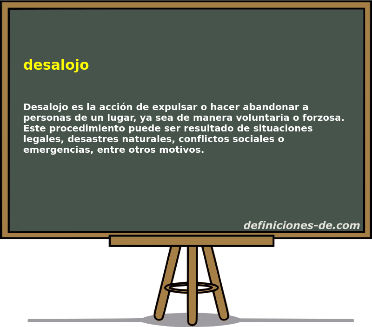 desalojo 