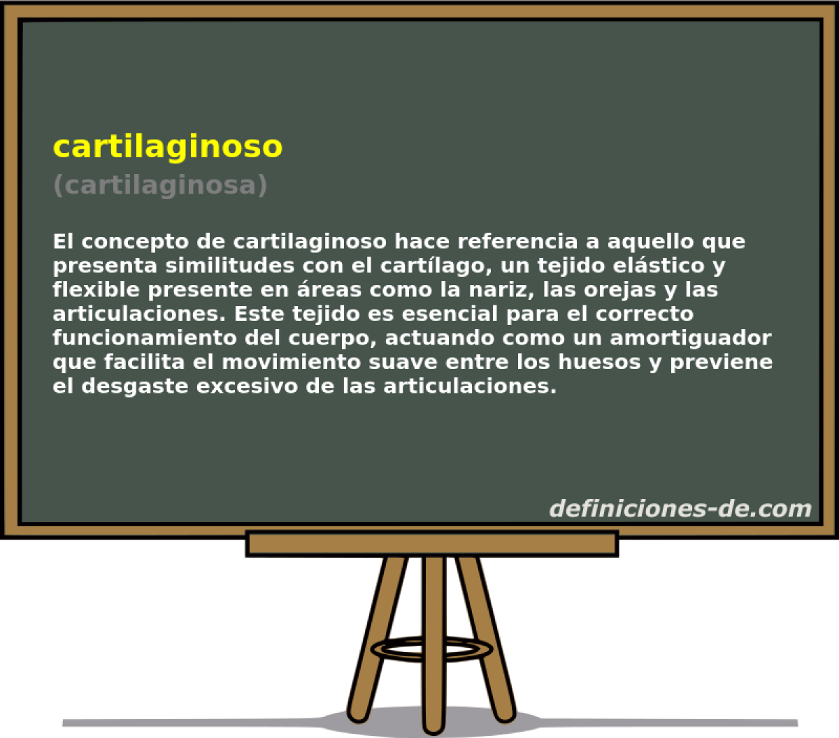 cartilaginoso (cartilaginosa)