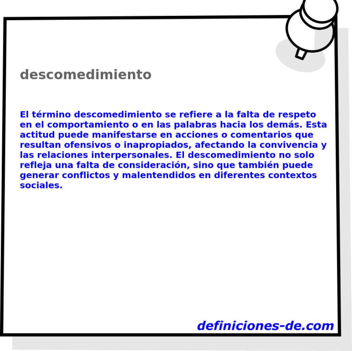 descomedimiento 