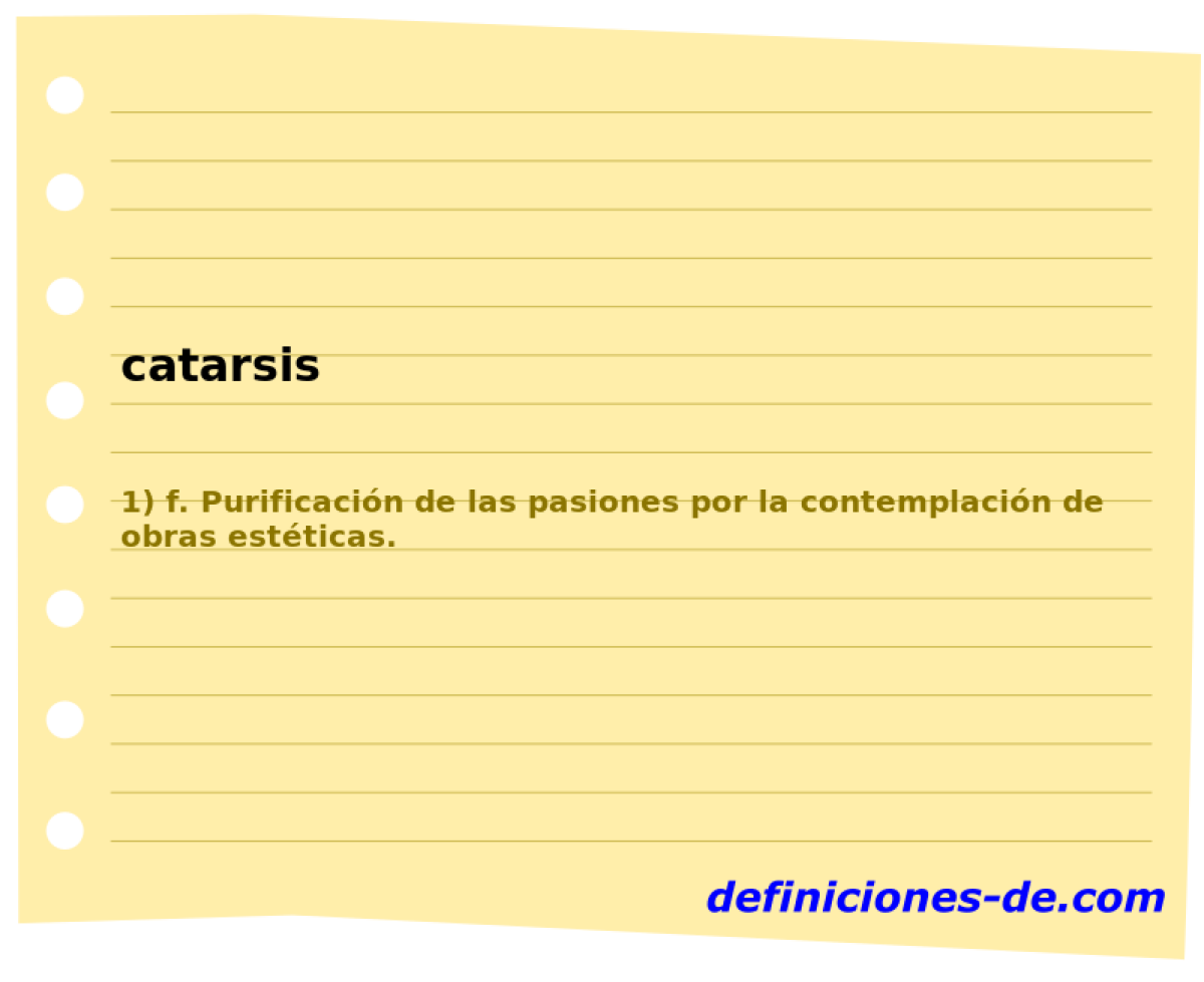 catarsis 
