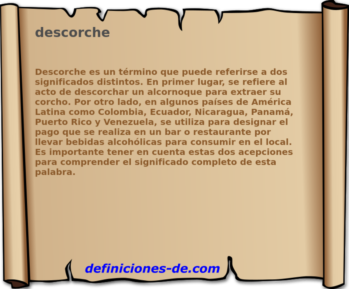 descorche 