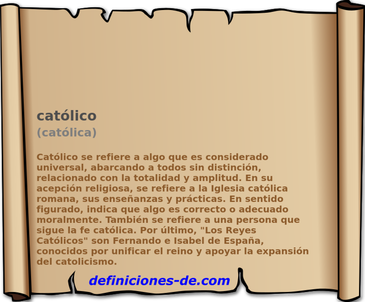 catlico (catlica)