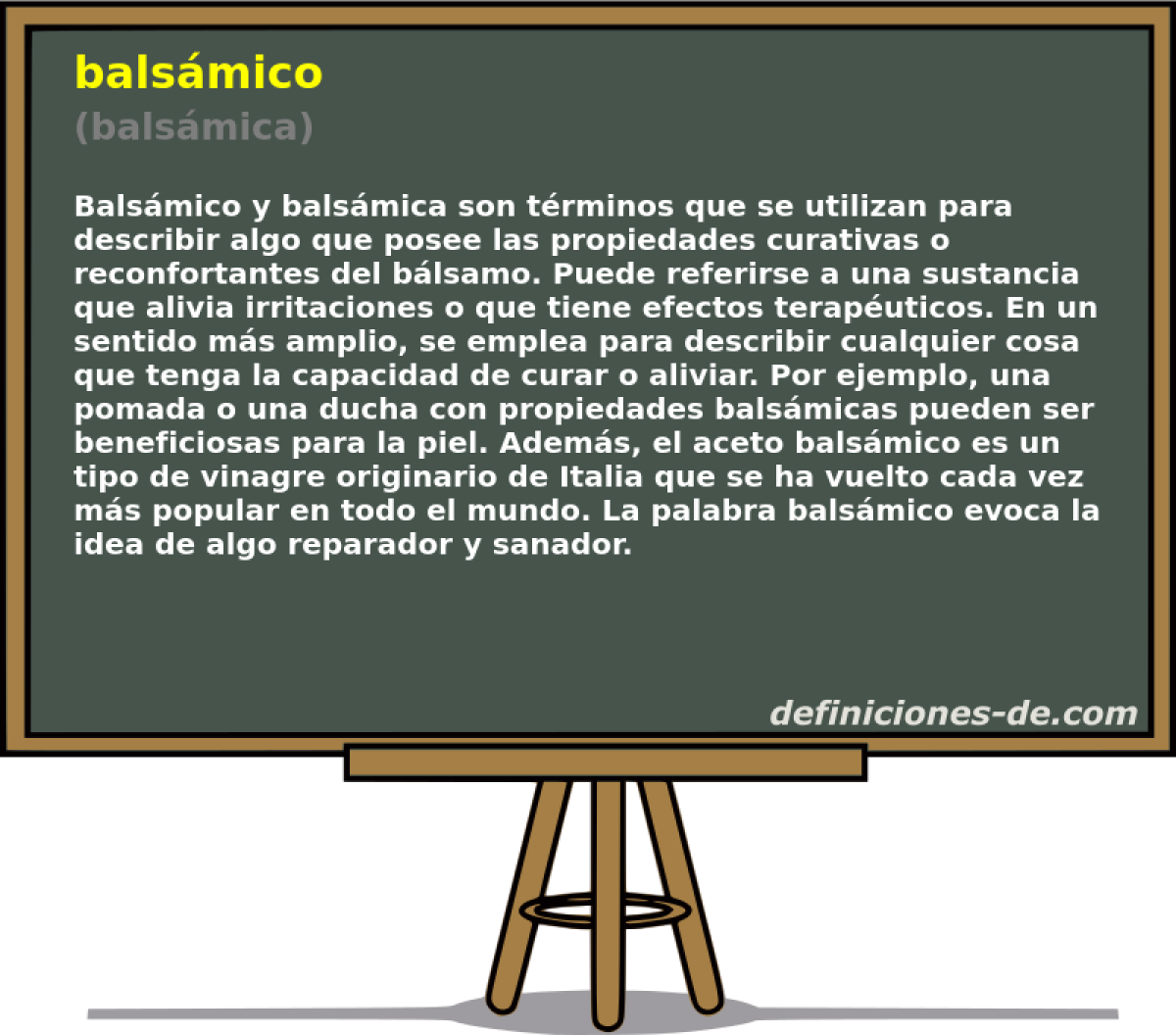 balsmico (balsmica)