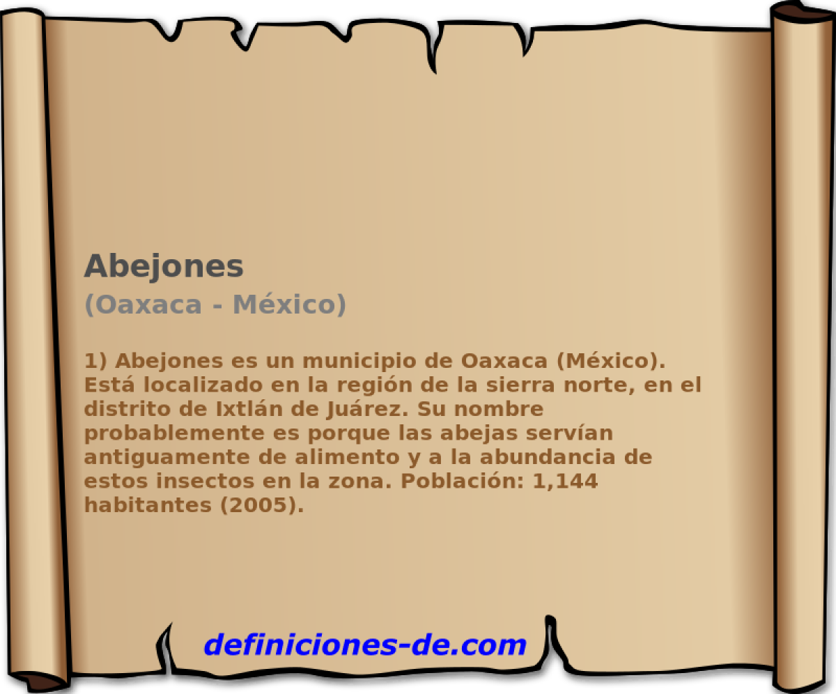 Abejones (Oaxaca - Mxico)