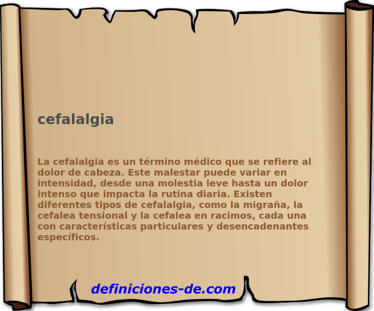 cefalalgia 