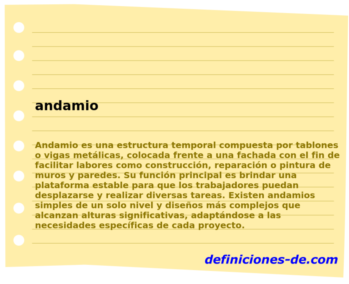 andamio 