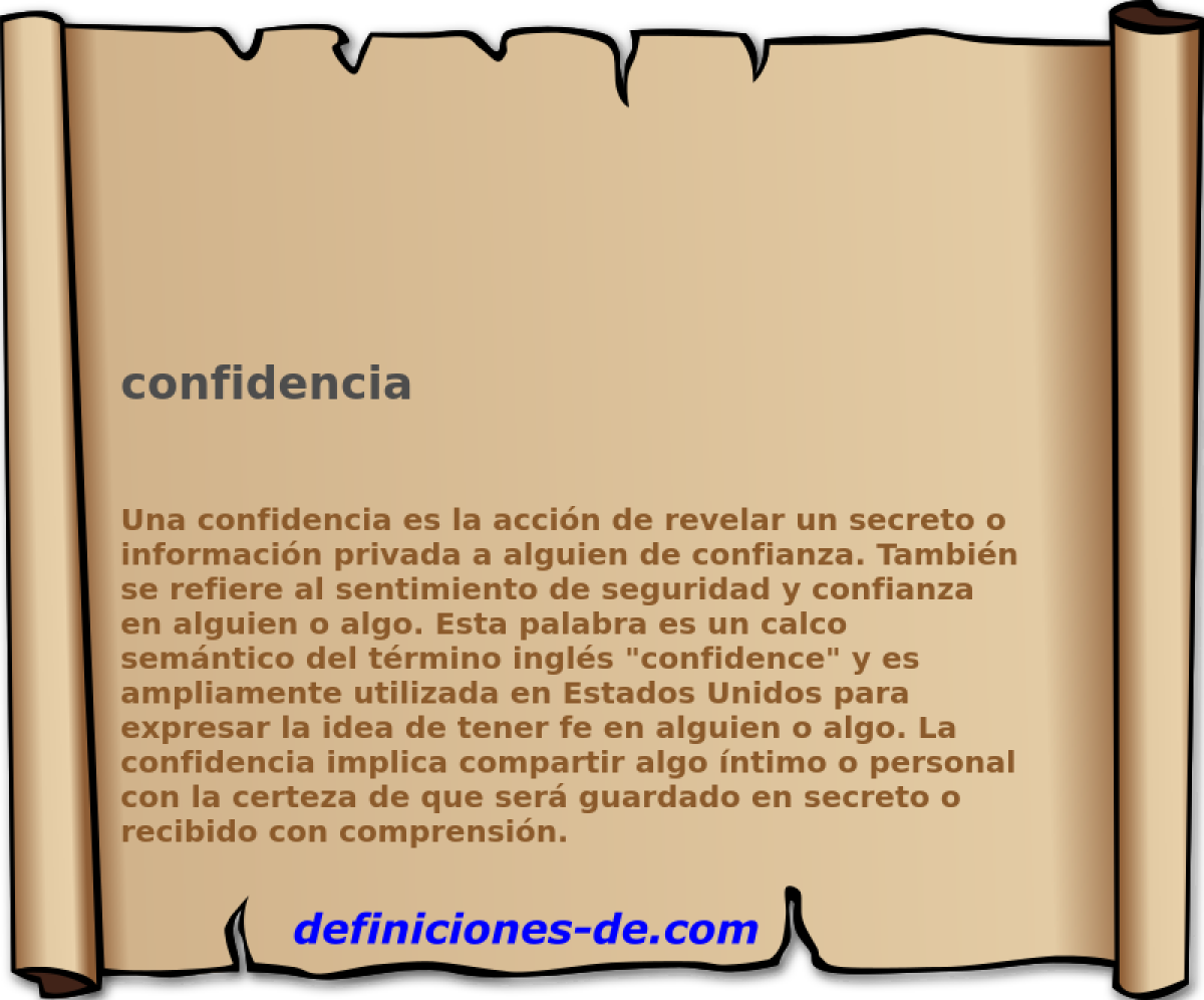 confidencia 