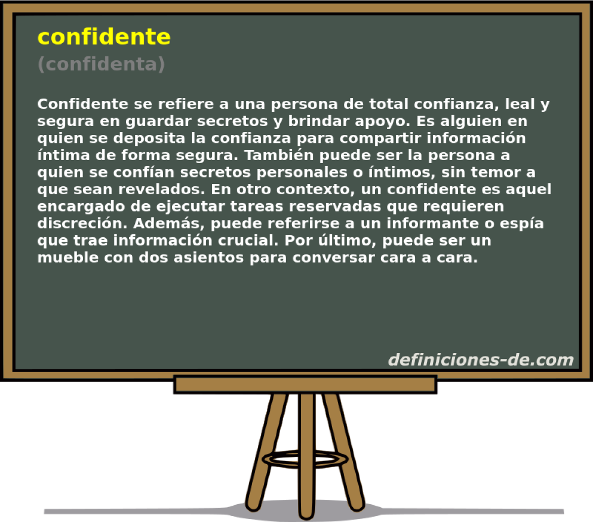 confidente (confidenta)