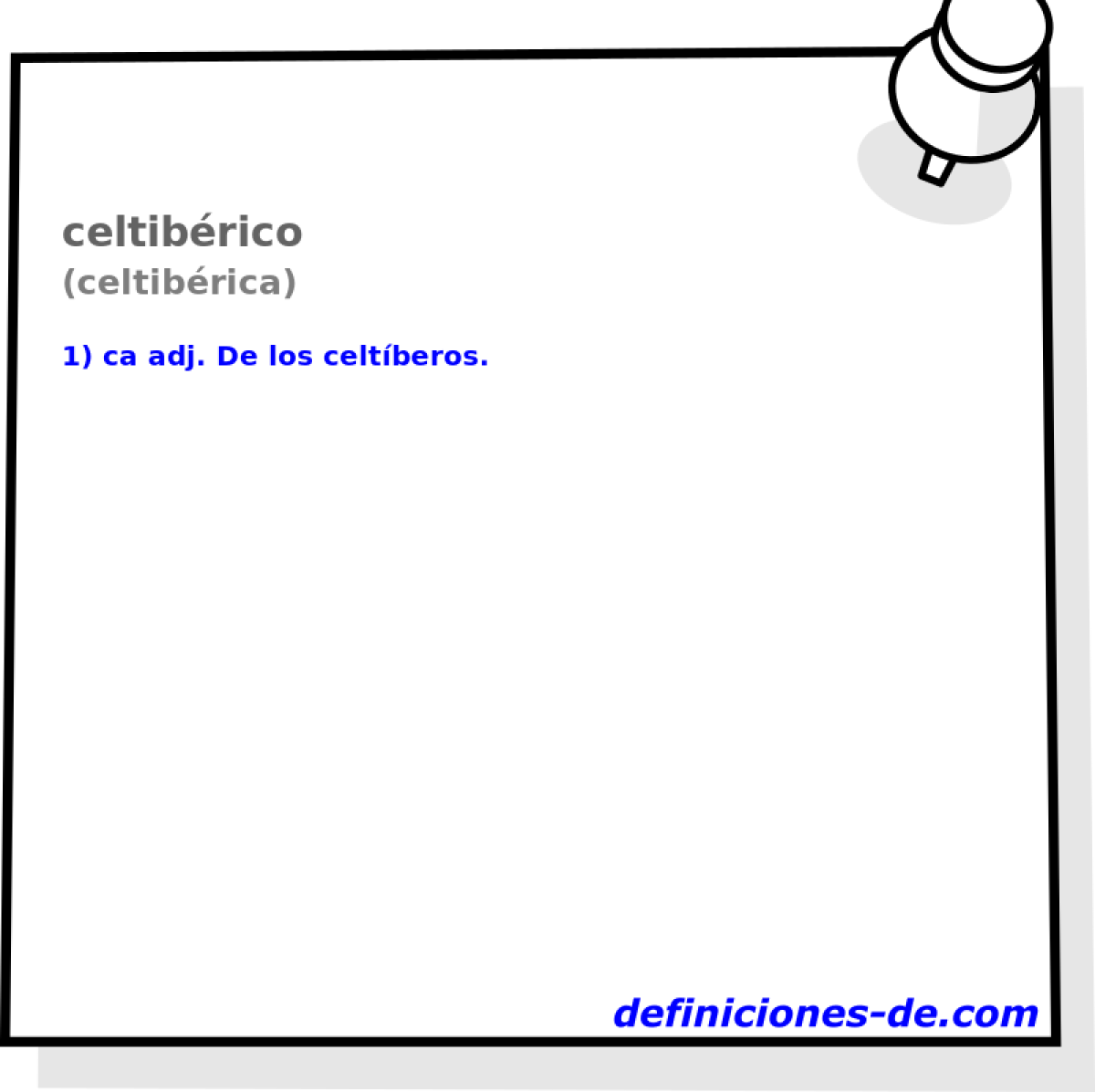 celtibrico (celtibrica)