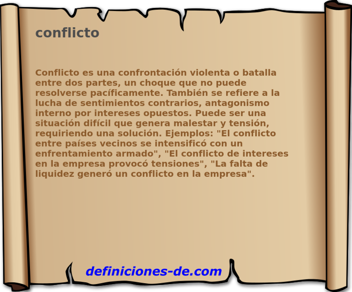 conflicto 