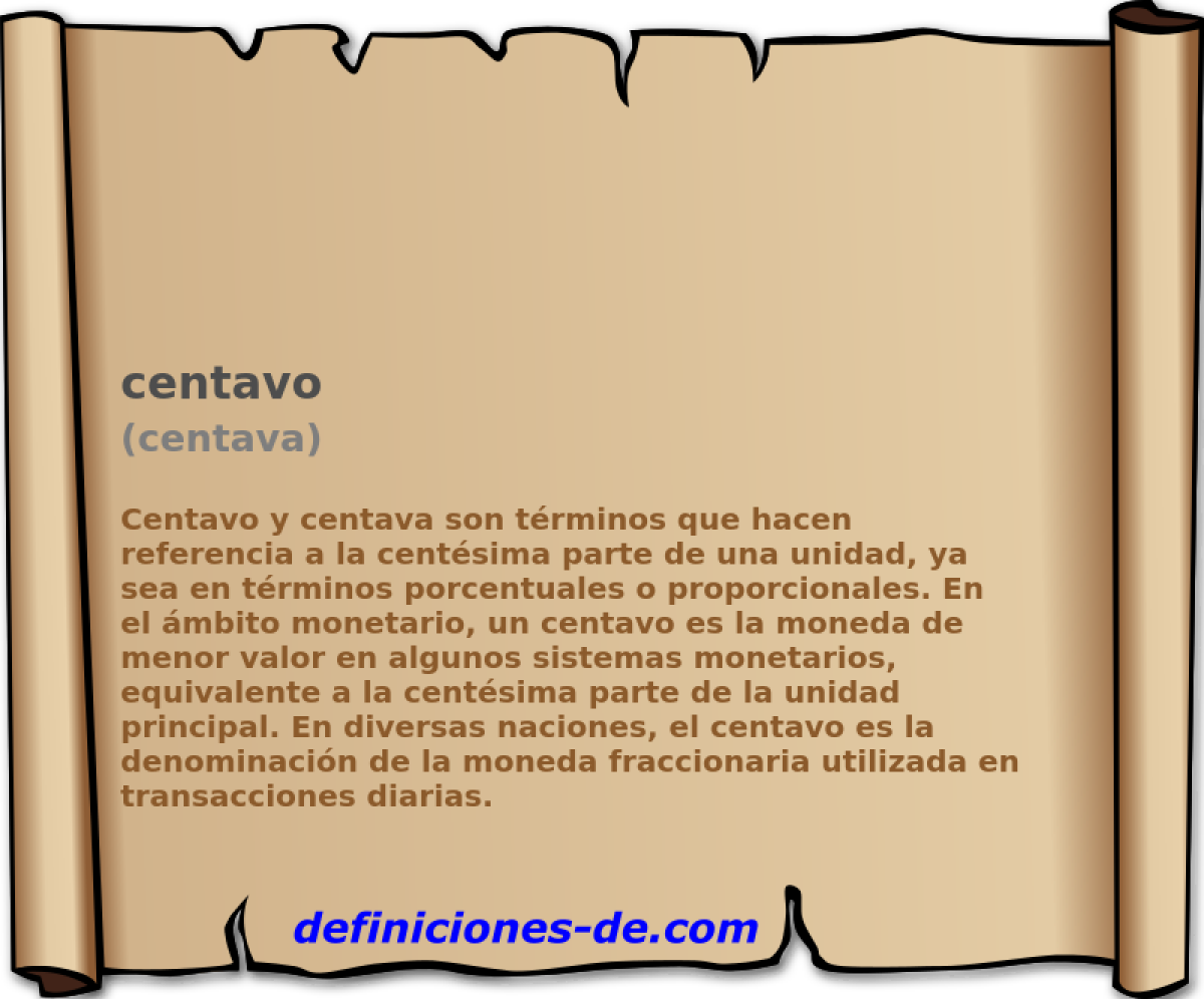 centavo (centava)