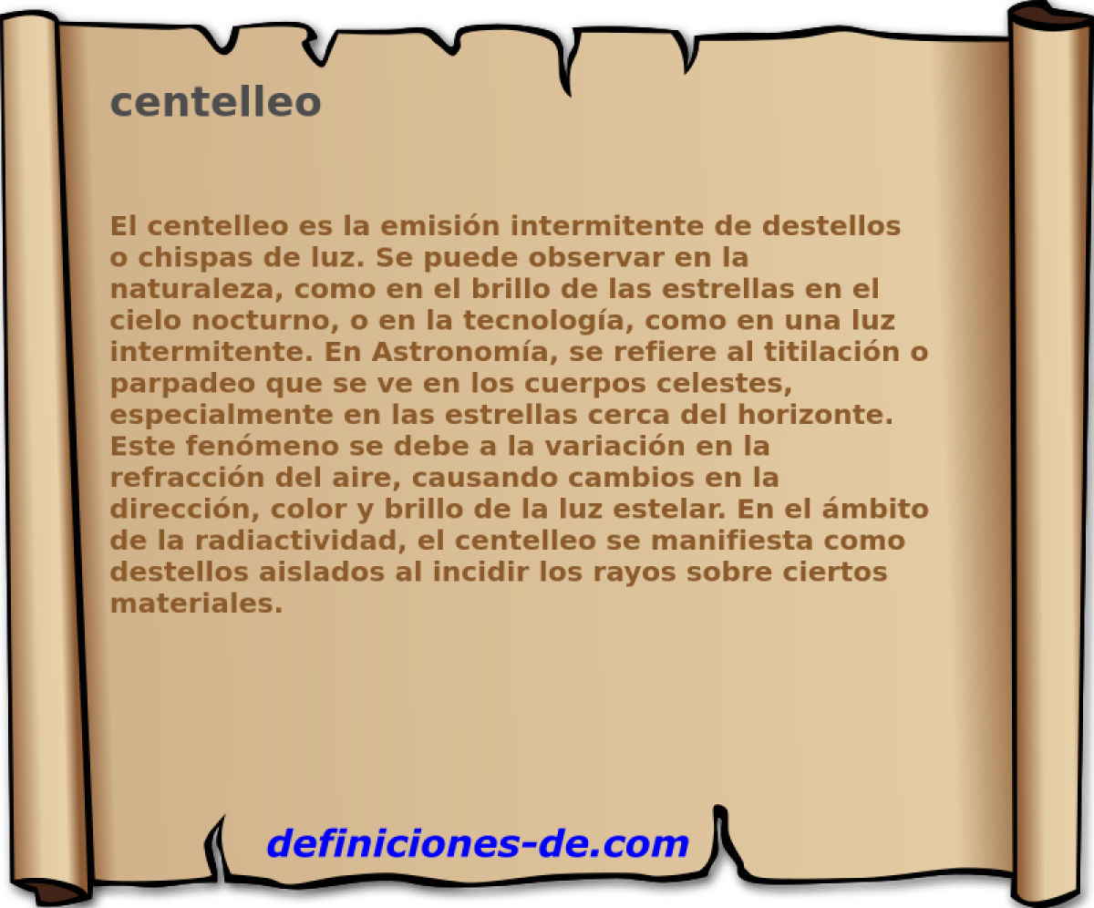 centelleo 