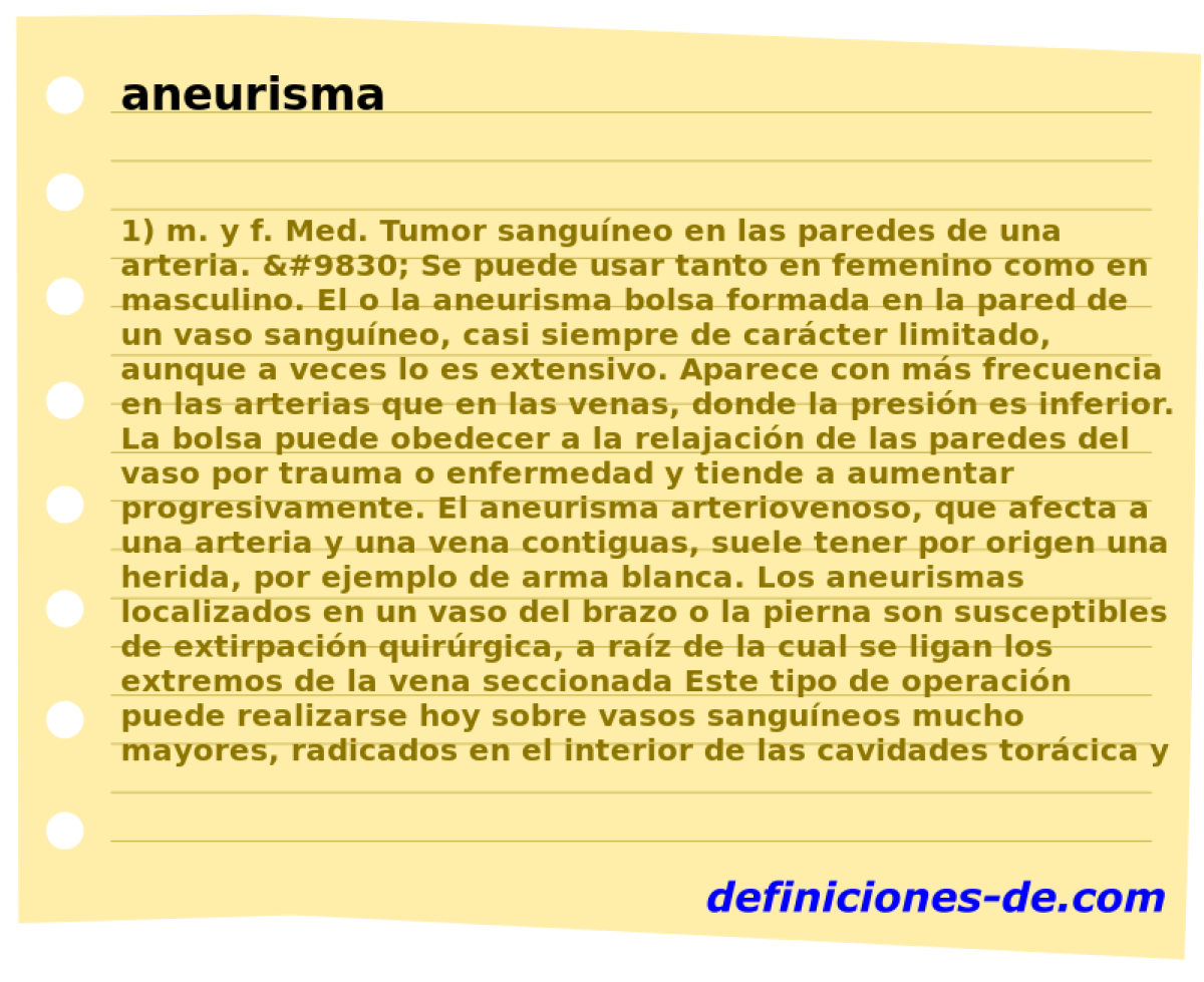aneurisma 