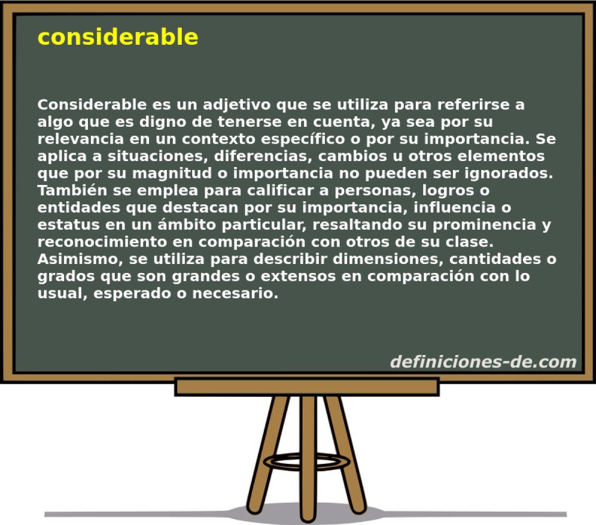 considerable 