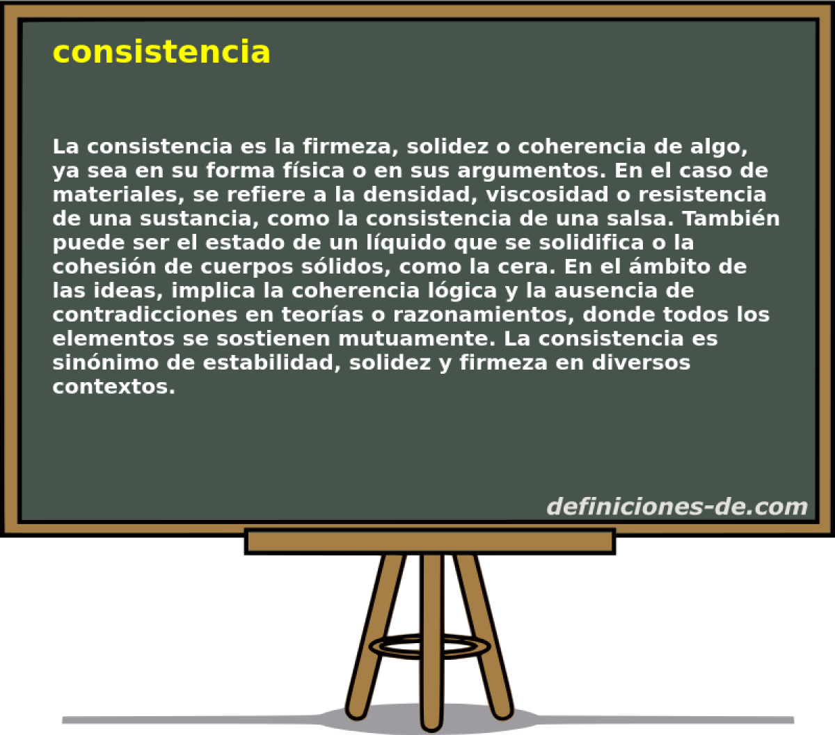 consistencia 