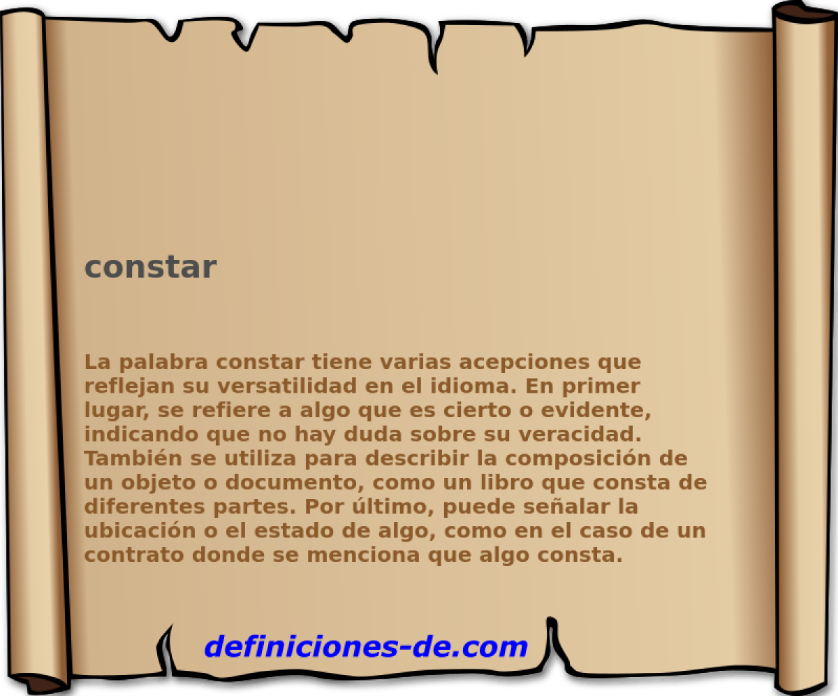 constar 