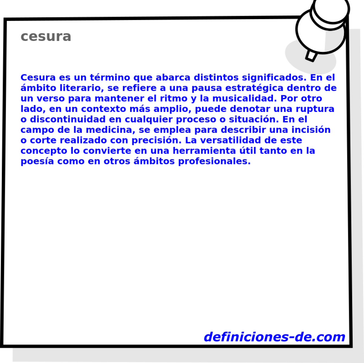 cesura 