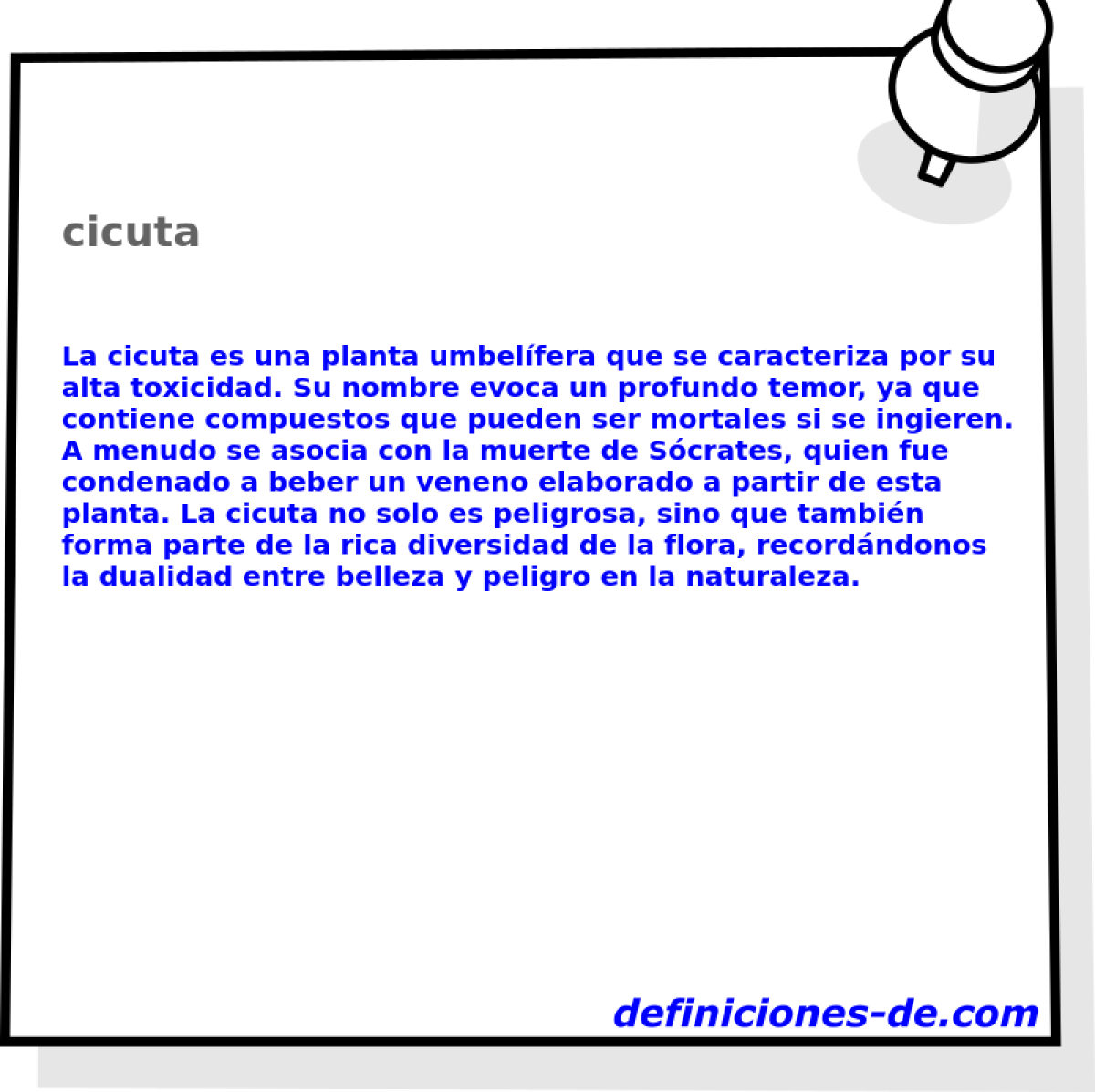 cicuta 