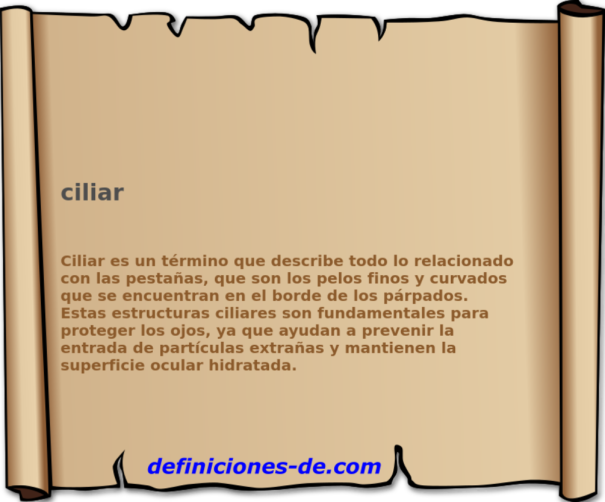 ciliar 