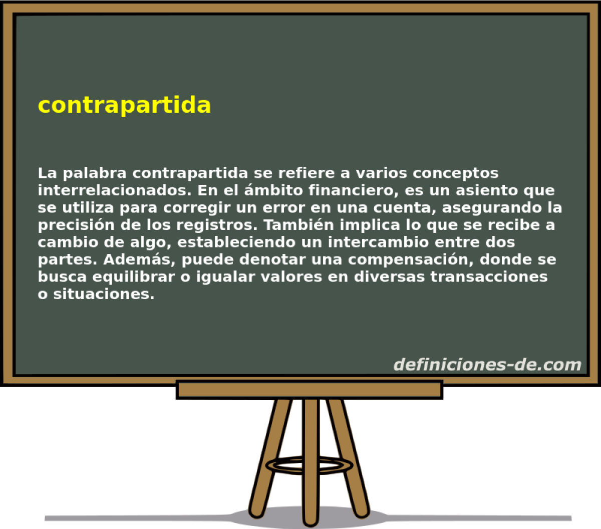 contrapartida 