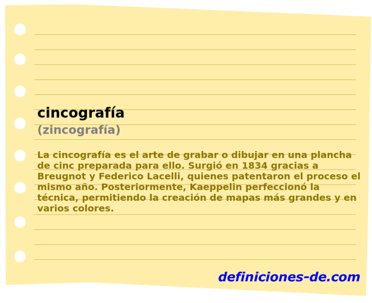 cincografa (zincografa)