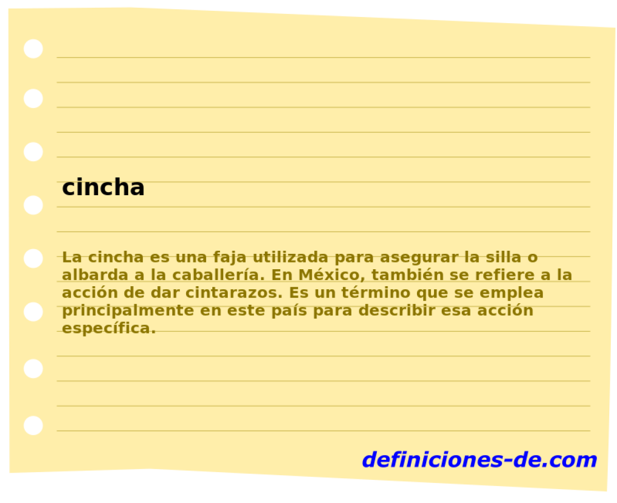 cincha 