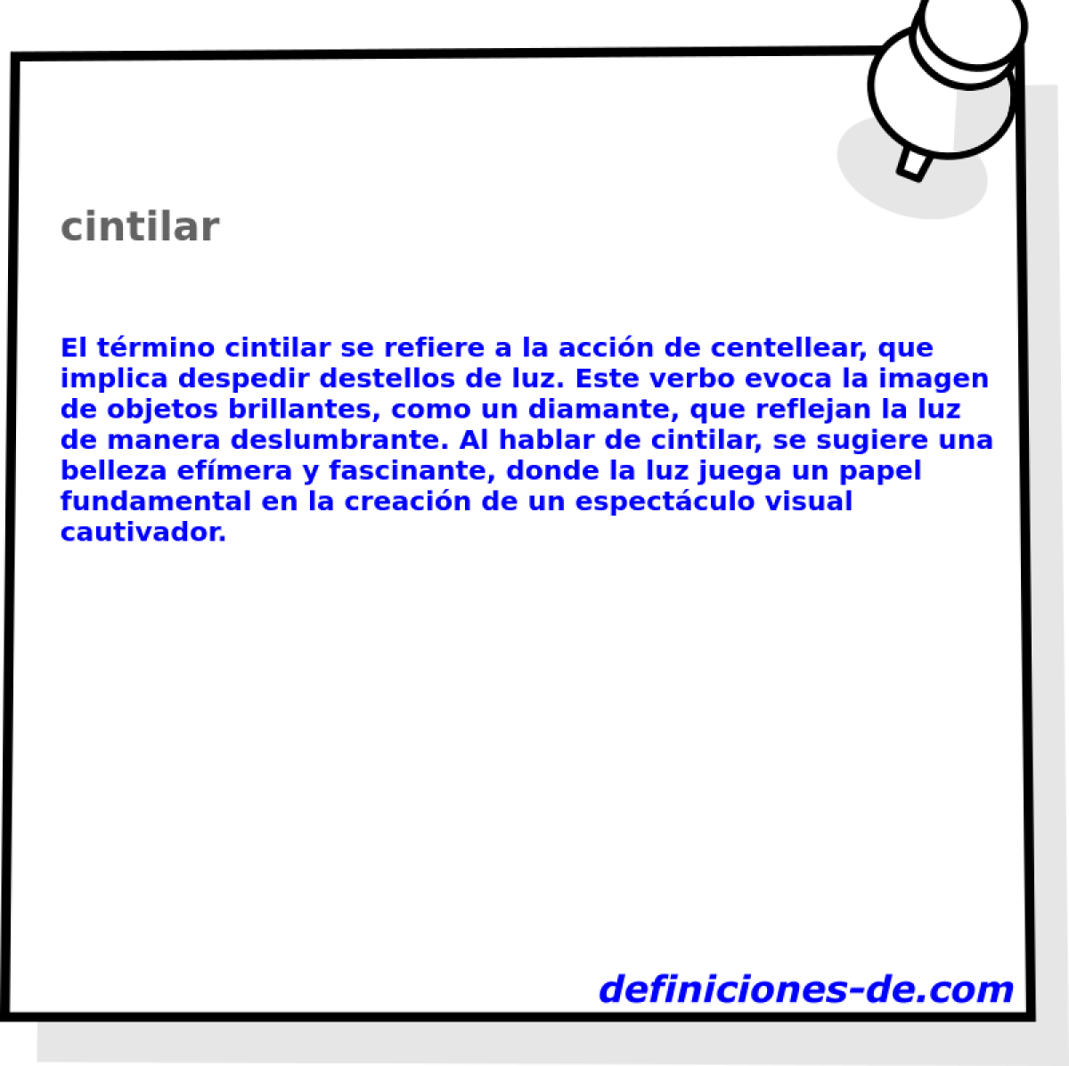 cintilar 